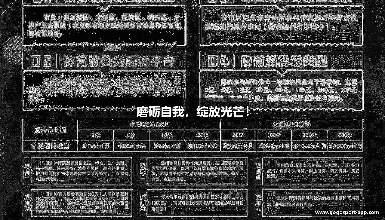 磨砺自我，绽放光芒！